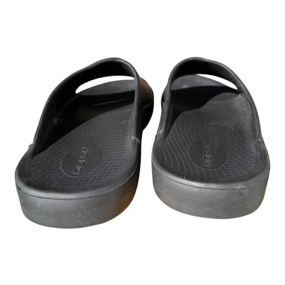 Oofos OOahh Recovery Slide Sandal Black Men size 10 - Picture 4 of 8